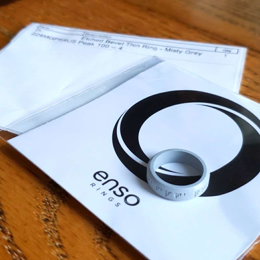 NWT Enso Peak Silicone Ring